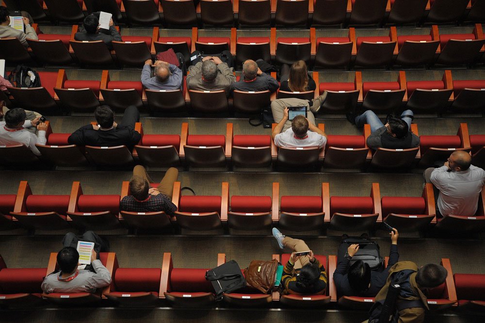 Empty audience