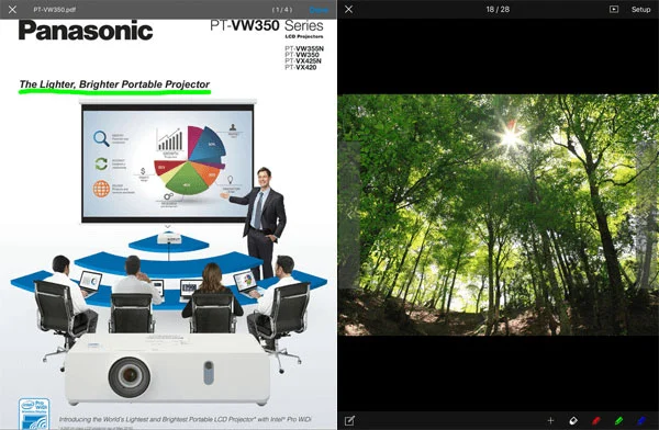 panasonic projector apps for ios
