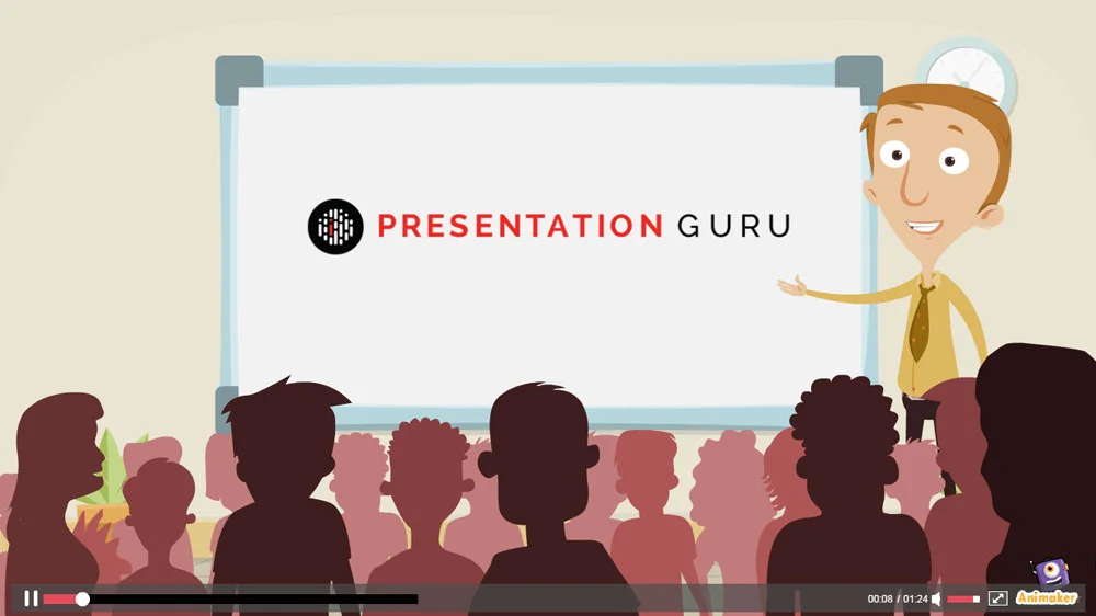 Animated presentation