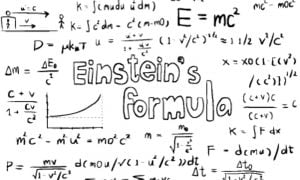 Einstein explaining complex concepts