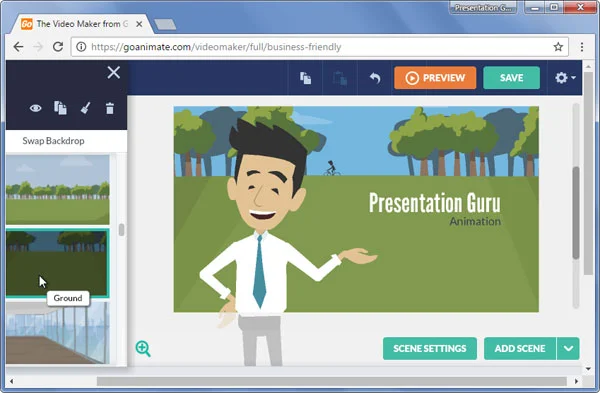 GoAnimate screenshot