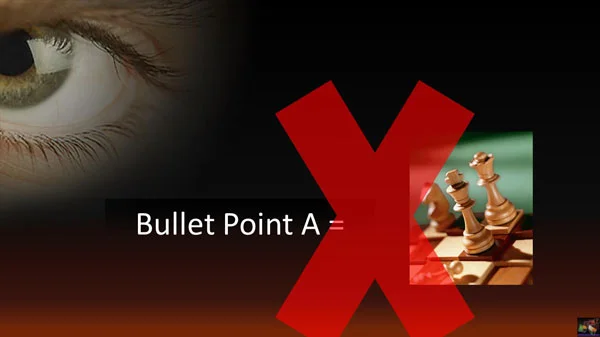 bullet points don't convert directly to images