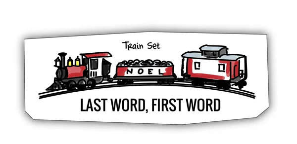 Trainset analogy for linking ideas - last word first word