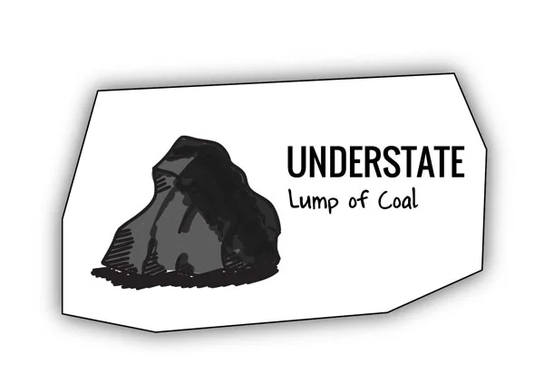 Lump of coal analogy for tackling painful memories