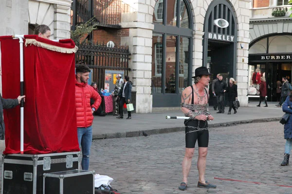 Street performer Tony