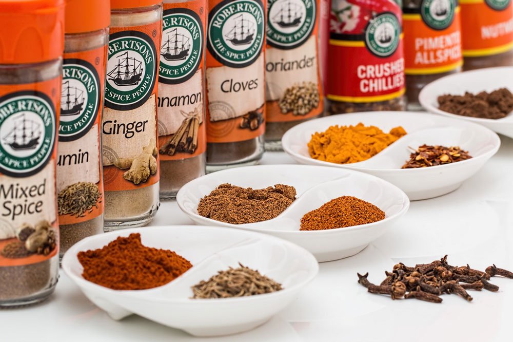 spices, flavourings, condiments
