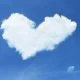 heart-shaped cloud