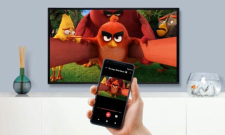 Angry Birds demonstrating screen mirroring and presentation sharing