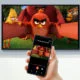 Angry Birds demonstrating screen mirroring and presentation sharing