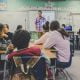 teacher speaking to class