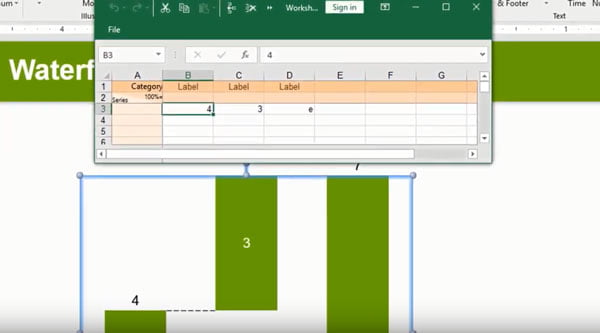 Think Cell Waterfall Chart Total