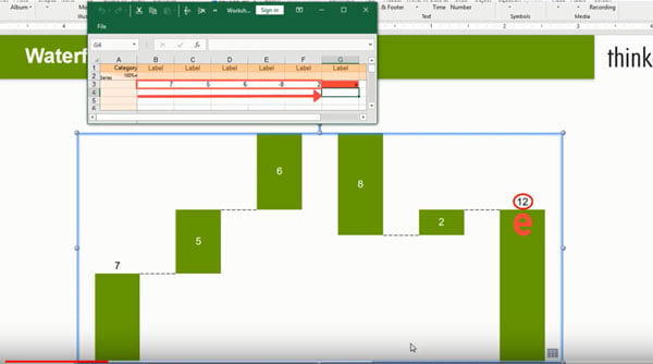 Think Cell Waterfall Chart Total