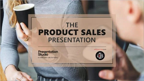 PowerPoint template for a product sales presentation