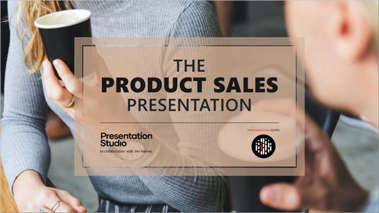 presentation on selling a product