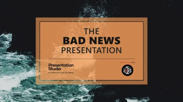 PowerPoint template for Bad News Presentation