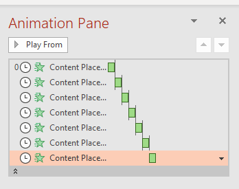 individual category animations in powerpoint