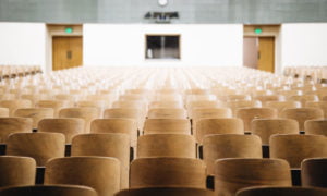 empty conference hall