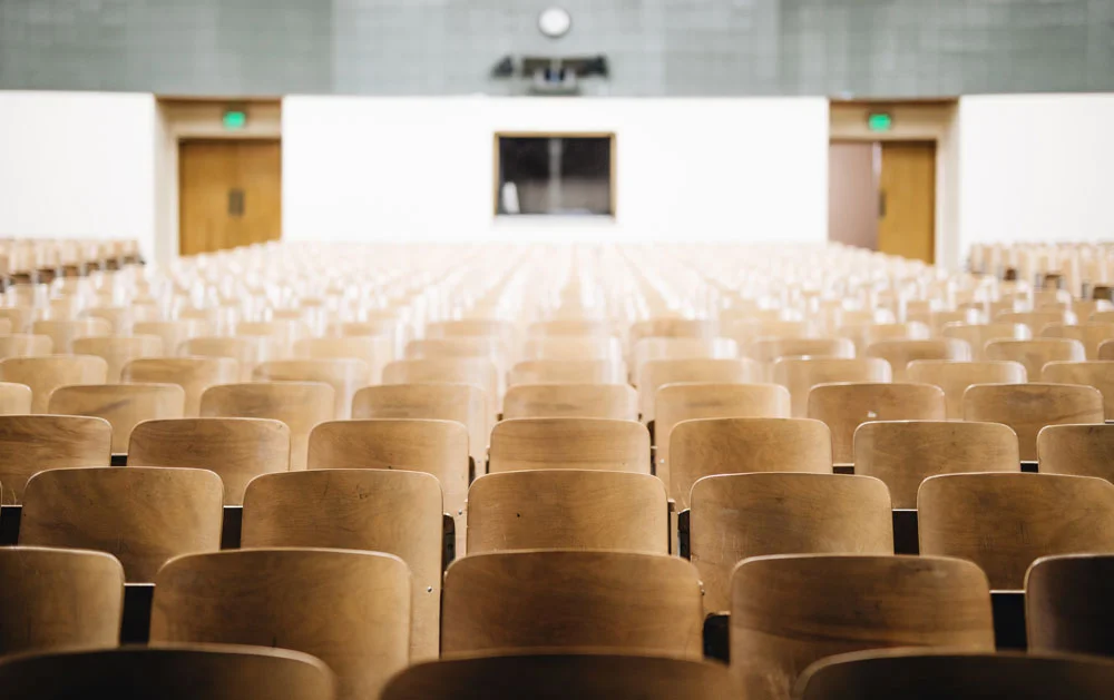 empty conference hall