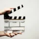 Film production clapperboard